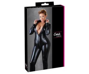 Cottelli Collection Plus Jumpsuit with Long Sleeves, 3X-Large
