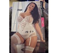 Cottelli Collection sexy white Basque size 38 dd 18-20