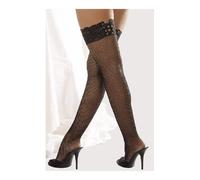 Cottelli Collection Small Black Net Stockings Lace