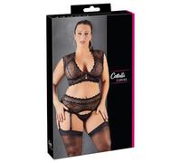 Cottelli Curves Bra Set-22131841081 Black 4XL