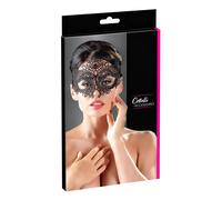 Cottelli Black Masquerade Lace Mask - One size - Black Black