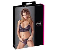 Cottelli - Floral Lace Bra Set (Purple) - XL