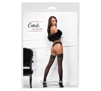Cottelli Legwear Women Hold-up Stockings Black 2
