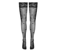 Cottelli Legwear Women Hold-up Stockings Black 4