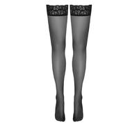 Cottelli Legwear Women's Hold-up Stock Black 3