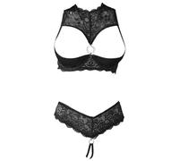 Cottelli Lingerie Shelf Lifting Set Black 80B/M