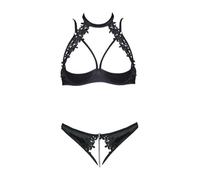 Cottelli Lingerie Shelf Lifting Set Black 80B/M
