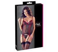 Cottelli Lingerie Suspender Shirt-26327801241 Black 80B/M