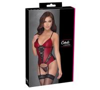 Cottelli Basque And Thong With Lace