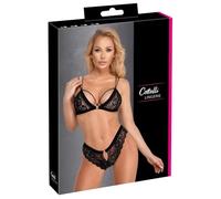 Cottelli Lingerie Women's Bra Set Lace Black XL