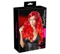 Cottelli - Long, Wavy Wig with Bangs (Red)