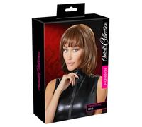 Cottelli - Mid-Length Brown Bob Wig with Bangs