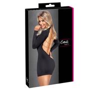 Cottelli - Open-Back Chain Mini Dress (Black) - M