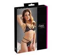 Cottelli - Open Lace Set (Black) - M