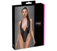 Cottelli Party - Glossy Halterneck Bodysuit (Black) - M