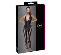 Cottelli Party - Halter Lace-Up Jumpsuit (Black) - L