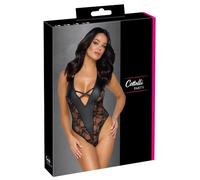 Cottelli Party - Floral Bodysuit (Black) - L