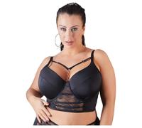 Cottelli Plus Size - Strappy Lace Bra (Black) - 85E