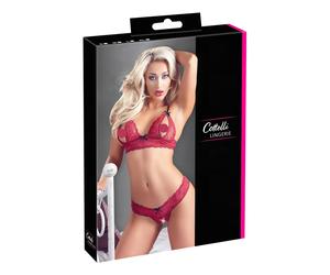 Cottelli - Seductive Lace Bra Set (Red)