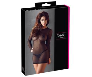 Cottelli - Sheer Black Dress