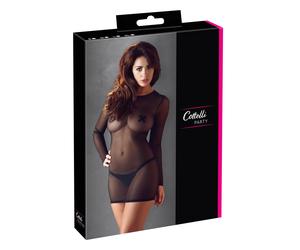 Cottelli - Sheer Black Dress - XL