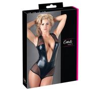 Cottelli - Shimmering Mesh Bodysuit (Black) - M