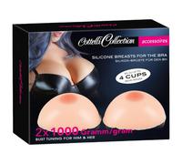 Cottelli - Silicone Push-Up Inserts with Nipple (2x1000g)