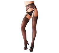 Cottelli - Silky Black Stockings - 4/L