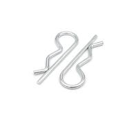 Cotter pin 1/20pcs M1 .2 .6 .8 M2 .5 M3 . M5 Steel R Type Spring Cotter Pin Wave Shape Split Clip Clamp Hair Tractor For Car(5pcs 3x60mm)