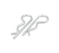 Cotter pin 1/20pcs Steel R Type Spring Cotter Pin M1 .2 .6 .8 M2 .5 M3 . M4 Wave Shape Split Clip Clamp Hair Tractor For Car(10pcs 2.5x40mm)