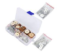 Cotter pin Joints for Dolls Doll 45mm 12 mm Fiber Board Teddy Bear Joint Connector Making Supplies t pins Bears 25mm Toy Rotating disc 12mm 20mm Waldorf,Doll Making 50 Set Doll