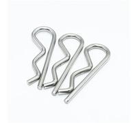 Cotter Pins Assortment Kit A2 304 Stainless Steel R Shaped Spring Cotter Clip Pin 1.2mm .5mm .6mm 3mm 4mm Dia Fastener Hardware for Repairing Car for Trucks Tractors Lawn Mowers(M1.2x25mm (400PCS))