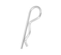 Cotter Pins, Hitch Pins Zinc Plated Retaining Pins 10pcs B Type Cotter Pin Clips Spring Clips Hair Pin (4 * 75mm (10pcs))