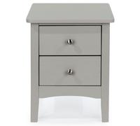 Cottle Grey Painted 2 Petite Drawer Bedside Cabinet