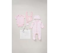 Cotton 5-Piece Baby Gift Set Rock a Bye Baby Baby Pink 0-3 m