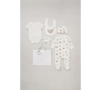 Cotton 5-Piece Baby Gift Set Rock a Bye Baby Cream 0-3 m