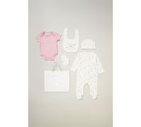 Cotton 5-Piece Baby Gift Set Rock a Bye Baby Cream 3-6 m