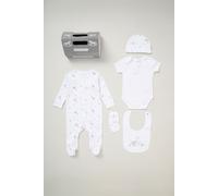 Cotton 5-Piece Baby Gift Set Rock a Bye Baby White 0-3 m