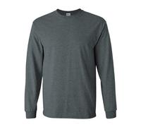 Cotton 6 oz. Long-Sleeve T-Shirt (G240) Dark Heather, S, Cotton Candy, S