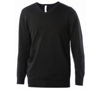 Cotton Acrylic V Neck Sweater Kariban Dark Grey S