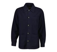 Cotton and Linen Blend Overshirt Gant Bleu L