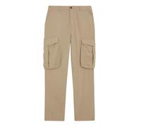 Cotton and linen cargo trousers Lyle & Scott Marron 30x32