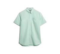 Superdry M4011006a Short Sleeve Shirt Green S Men