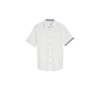 Cotton and linen shirt Tom Tailor Blanc XL