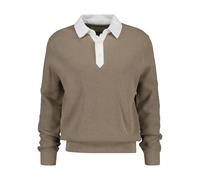 Cotton and Merino Polo Gant Marron XL