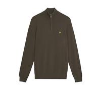Cotton and merino wool 1/4 zip jumper Lyle & Scott Marron L