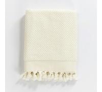 Cotton and Olive Orla Turkish Cotton Bath Sheet - Off-white