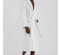 Cotton and Olive Seagull Organic Cotton Robe For Men - L (Chest Size - 160cm)