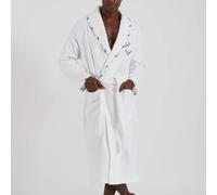 Cotton and Olive Seagull Organic Cotton Robe For Men - M (Chest Size 156cm)