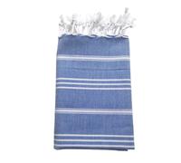 Cotton and Olive Trendy Cotton Hammam Hand Towel - Royal Blue